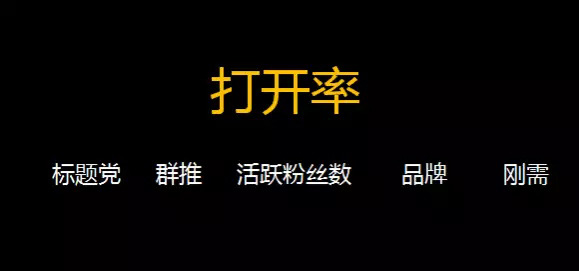 如何提高文章打开率？