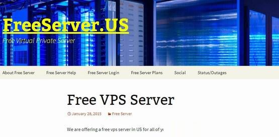 美国FreeServer免费VPS主机